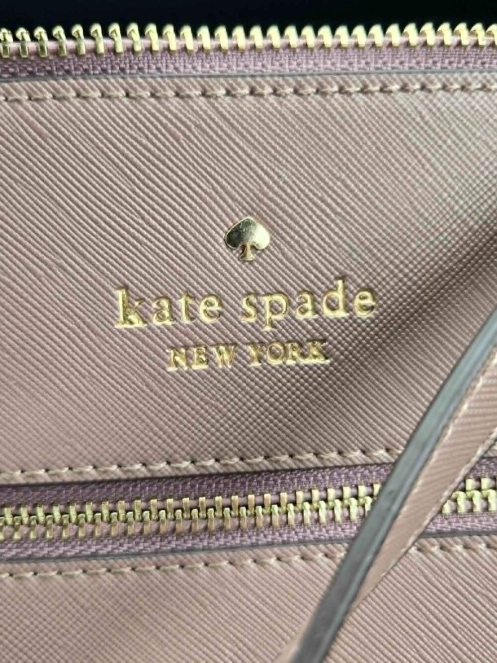 Kate Spade New York Pink Saffiano Leather Crossbody Bag NWT